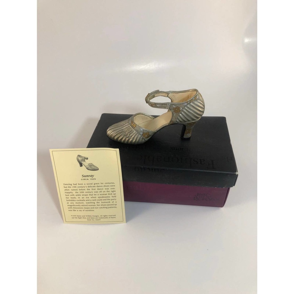 Just The Right Shoe Collection (Circa 1926) Sunray 
In original Box New …